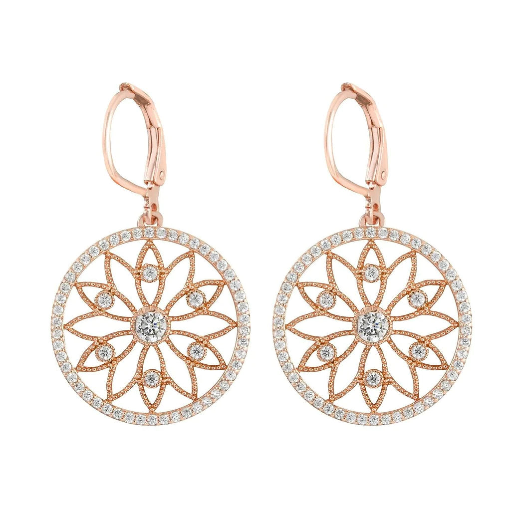 Rose Gold Sparkle Drops