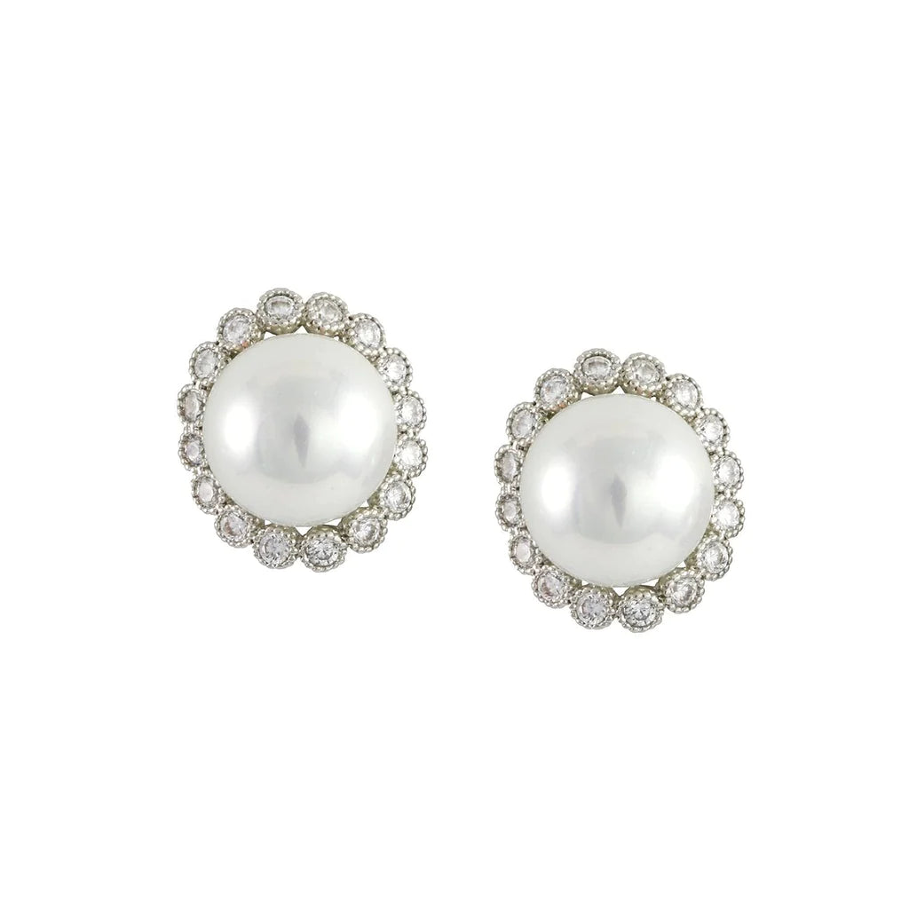 Crown Pearl Earrings