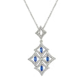 Sapphire Lattice Necklace