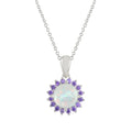 Amethyst Opal Necklace