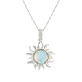 Opal Moon Star Necklace