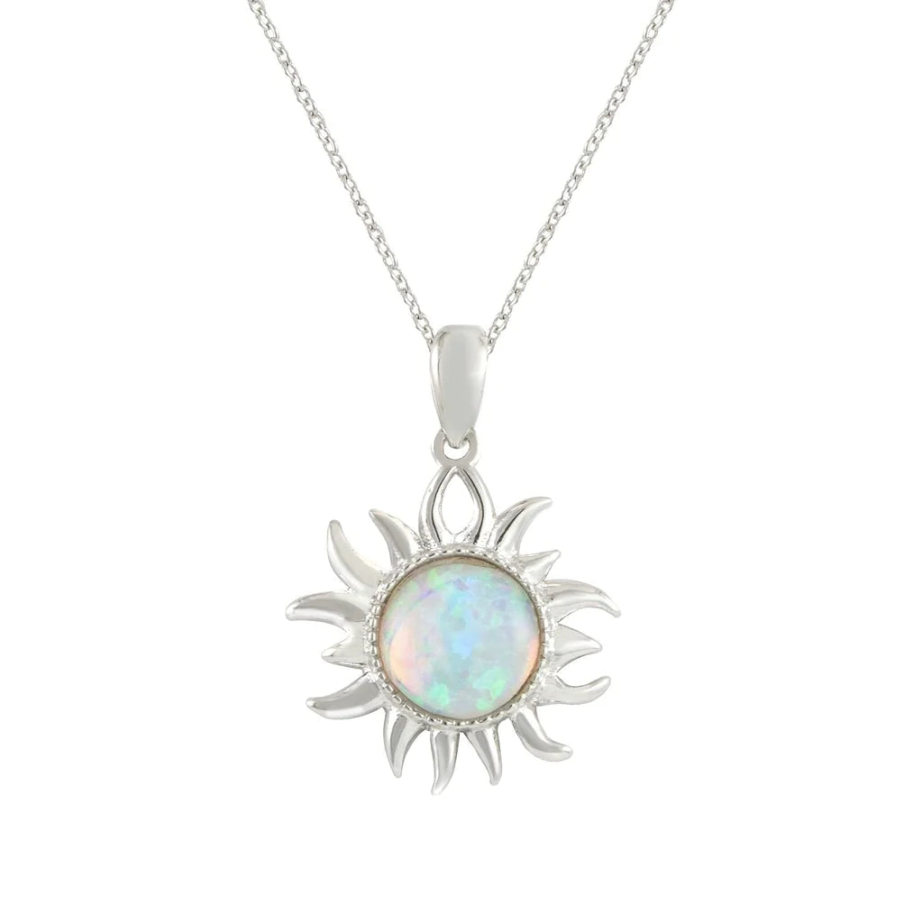 Opal Moon Star Necklace
