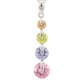 Pastel Jewel Drop Necklace
