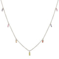 Jewel Chain Link Necklace