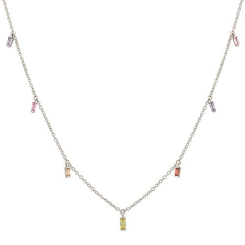 Jewel Chain Link Necklace